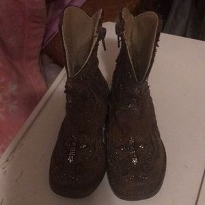 Roper boots size 5 tolder